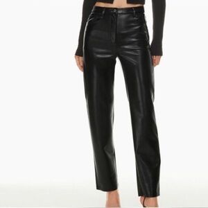 Wilfred Black Leather pants
